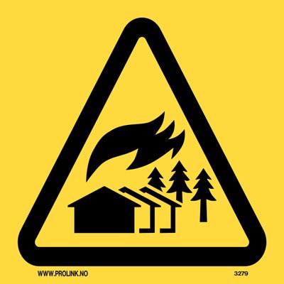 Skogbrannområde - PVC