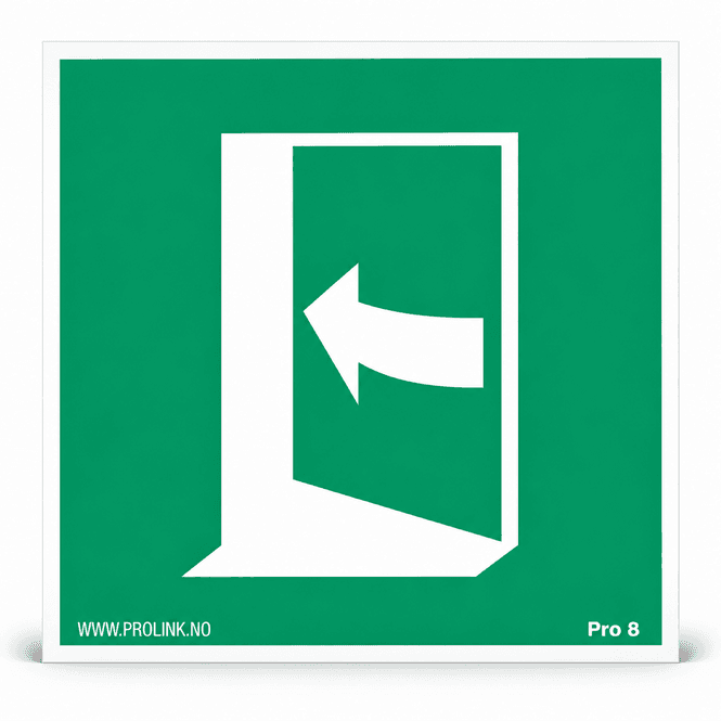 Hovedbilde Door opens on left side - push (Pro 8)