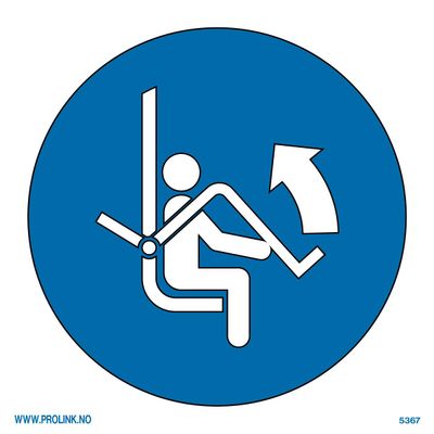 Løft skiheisens beskyttelsesbøyle - PVC