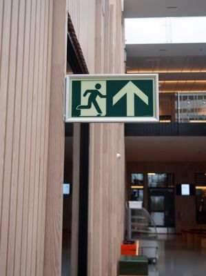 Markeringsskilt i ramme - ensidig - 10 meter