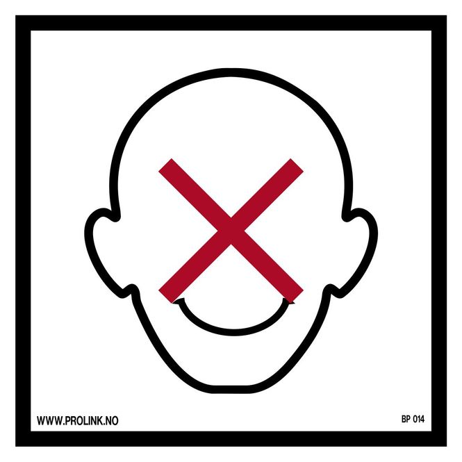 Hovedbilde Ikke smil - PVC