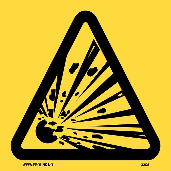 Hovedbilde Eksplosivt materiale - PVC