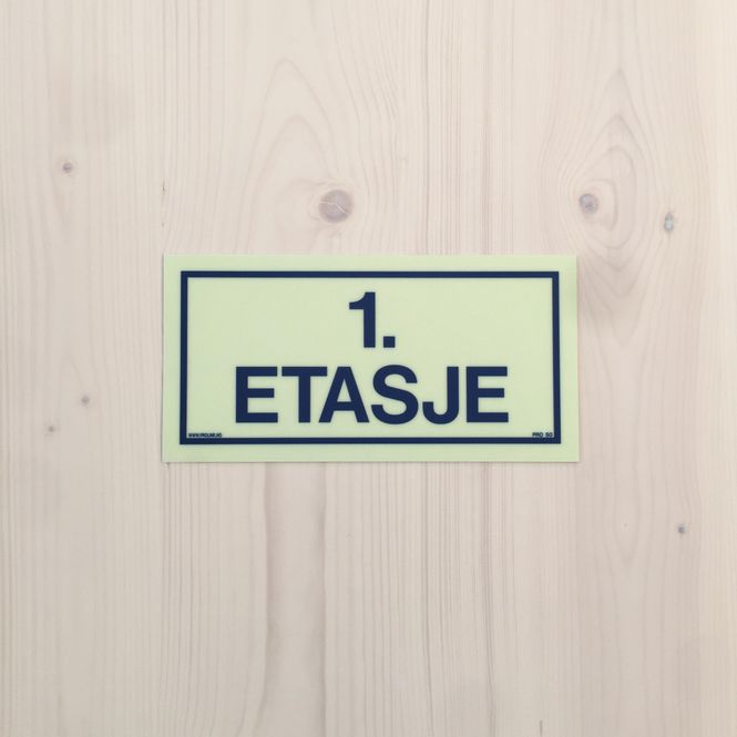 Hovedbilde Etasjeskilt i plast