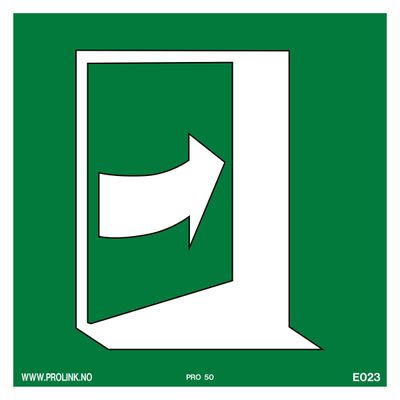 Døren åpnes på høyre side - Pro 50