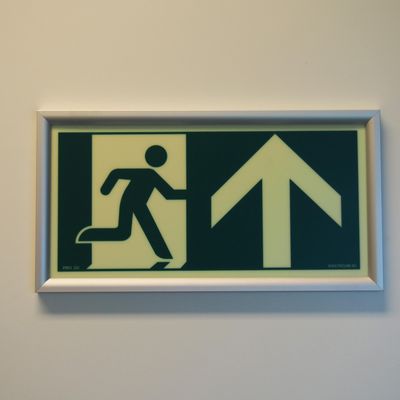 Markeringsskilt i ramme - ensidig - 10 meter