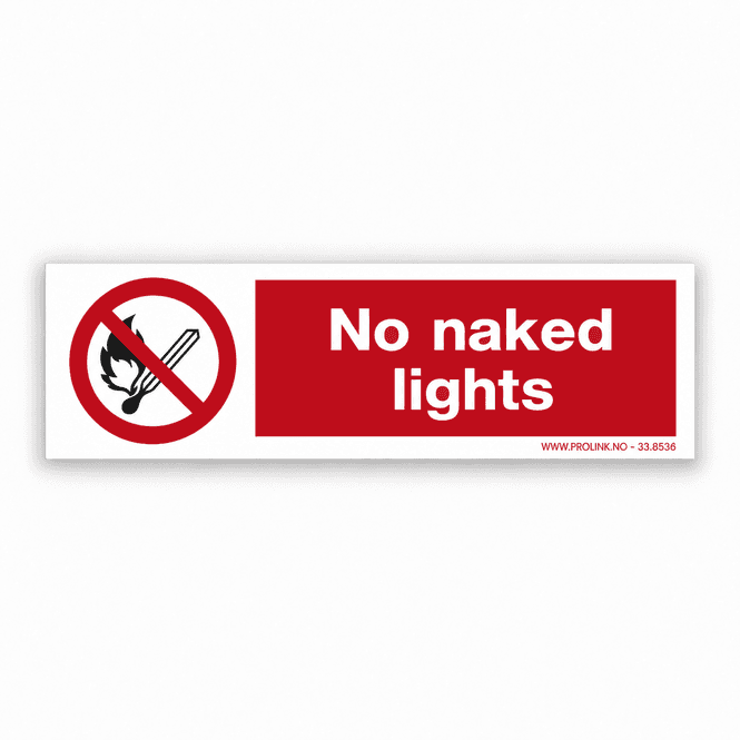 Hovedbilde No naked lights