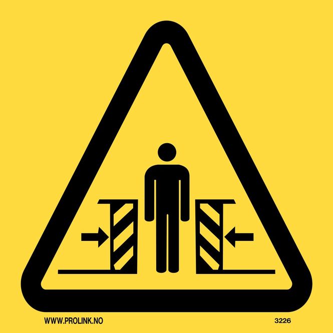 Hovedbilde Klemfare fra bevegelige deler - PVC