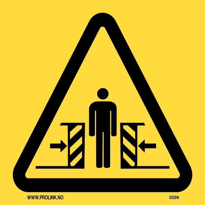 Hovedbilde Klemfare fra bevegelige deler - PVC