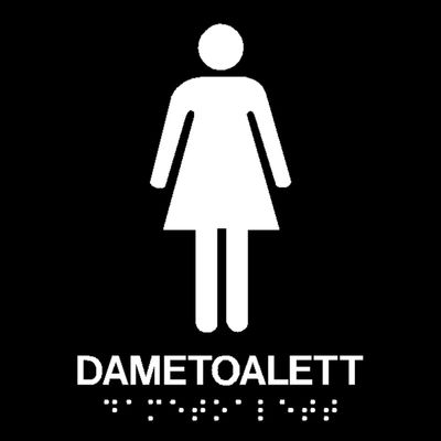 Dametoalett - Taktilt