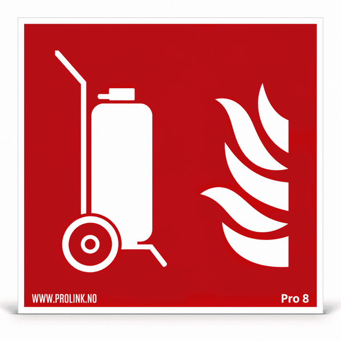 Hovedbilde Wheeled fire extinguisher (Pro 8)