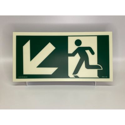 Markeringsskilt i ramme - ensidig - 10 meter