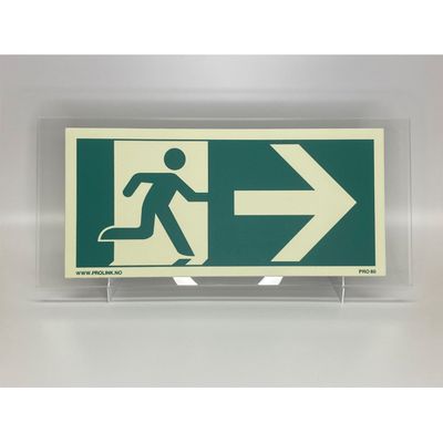 Markeringsskilt i akryl - ensidig - 10 meter