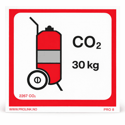 Wheeled fire extinguisher - Water (Pro 8)